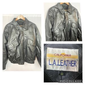 Vintage California. L.A. Leather Jacket Men’s Size… Large